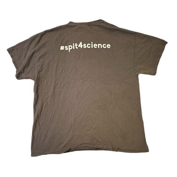 Gildan Gray Tee with DNA Graphic - Picture 2 of 4